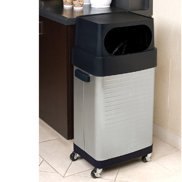 Seville Classics Inc. UltraHD 17 Gallon Curbside Trash & Recycling Bin